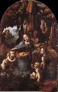 LEONARDO da Vinci Madonna in the cave oil painting reproduction